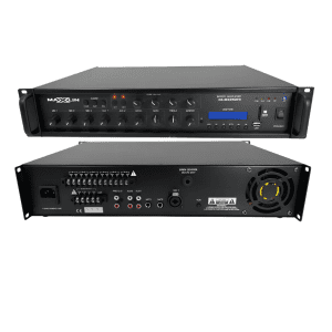 Amplificador ambiental Maxlin 350W profesional para sistema de sonido ambiental