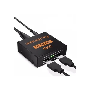 Amplificador HDMI 1 entrada 2 salidas splitter duplicador HDMI